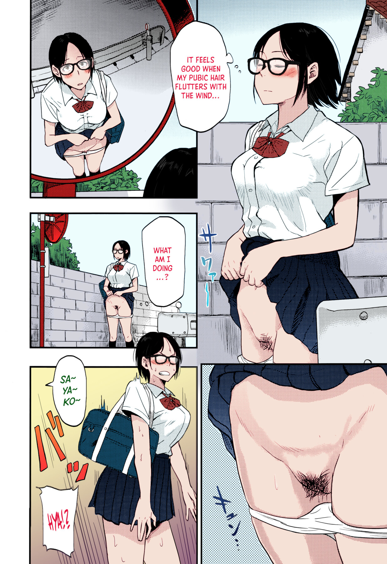 Hentai Manga Comic-Sayako at the Bus Stop!-Read-2